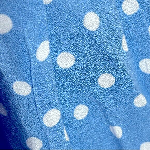 Torrid Blue Polka Dot Wide-Leg Jumpsuit Size 1X – Chic & Flowy - Picture 14 of 15